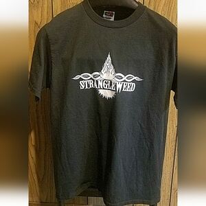 Strangleweed Tour Shirt Trxas Band Medium Black Fruit Of The Loom